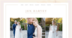 Desktop Screenshot of jenharveyphotography.com